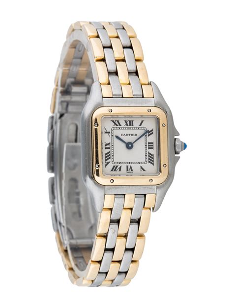 cartier watch 2 tone|panthere de cartier watches.